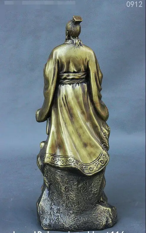 12 &quotнародное искусство Китая воин солнце Tzu Wu Sun Zi милитаристская статуя