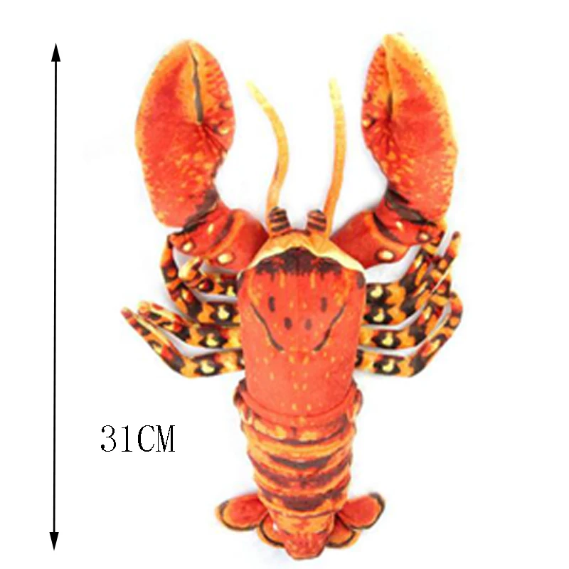 Плюшевая подушка в виде омара куклы мягкая плюшевая мультяшная игрушки для