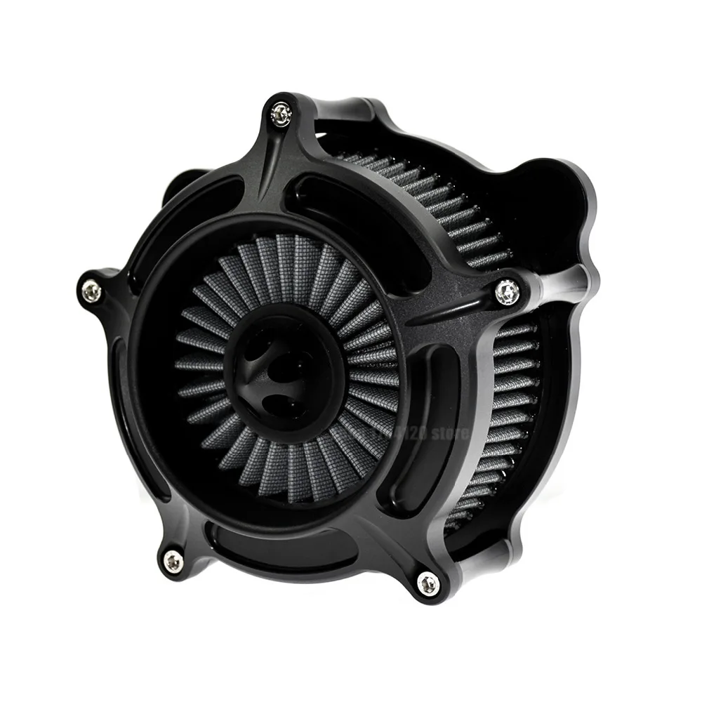 Мотоцикл серый турбинный воздухоочиститель впускной воздушный фильтр набор