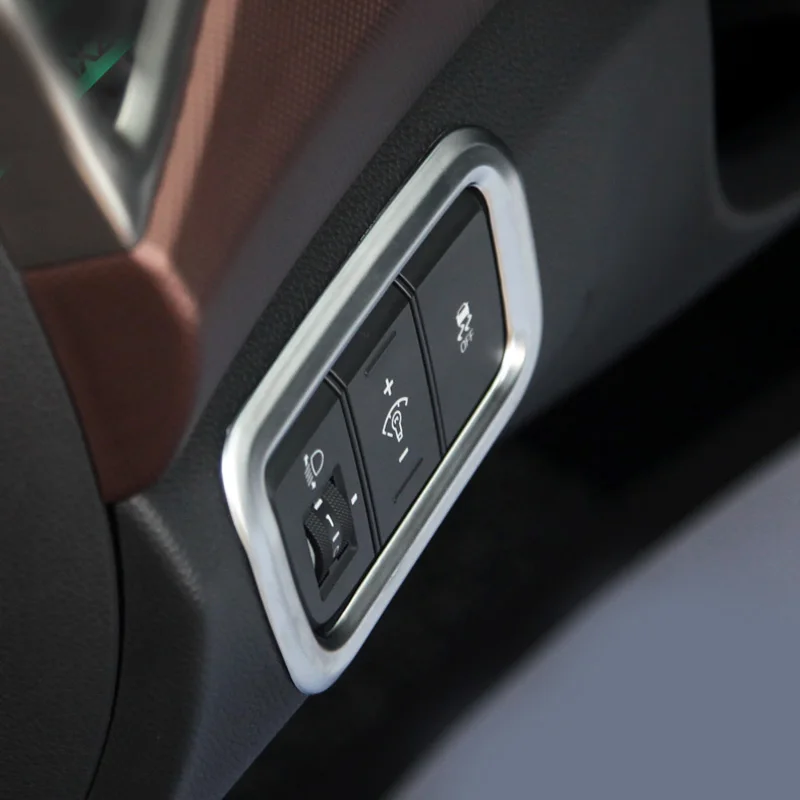 Vtear для hyundai ix25 Creta хендай крета аксессуары ABS хромированные накладки для салона фары рамка для переключателей, крышка, Накладка для стайлинга автомобилей,автотовары