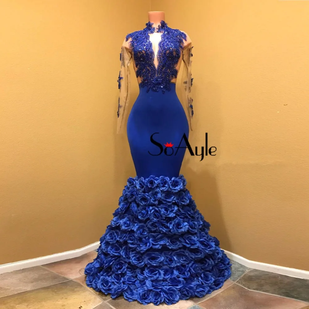 SoAyle/вечернее платье на заказ с аппликацией в виде Русалочки и растягивающейся