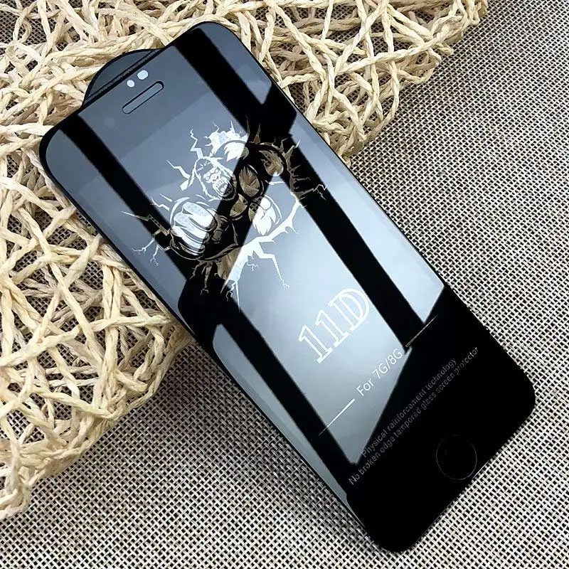 For iPhone 8 11D Защитное стекло для iphone 6 7 6S 8 plus X XS MAX стекло для iphone 7 6 8 X XS MAX Защитное стекло для экрана на iphone 6 7 8 6S XR - Цвет: For iPhone 8