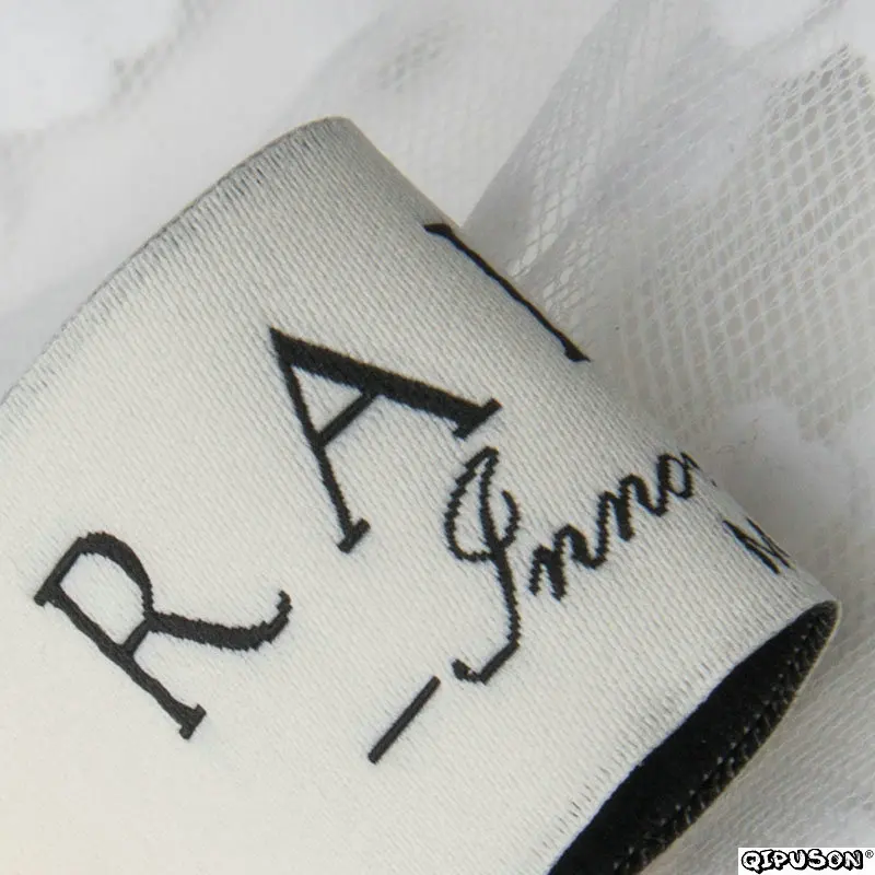 DH047 логотип на заказ брендовые тканые этикетки для одежды одежды|Этикетки одежды|