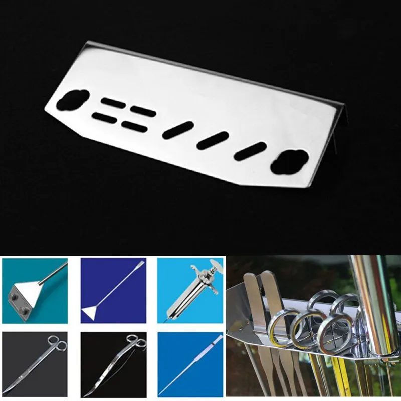 

Stainless Steel Aquarium Cleaning Tools Storage Rack Fish Tank Tweezers Scissors Cleaner Holder For Water Plant Grass Tools