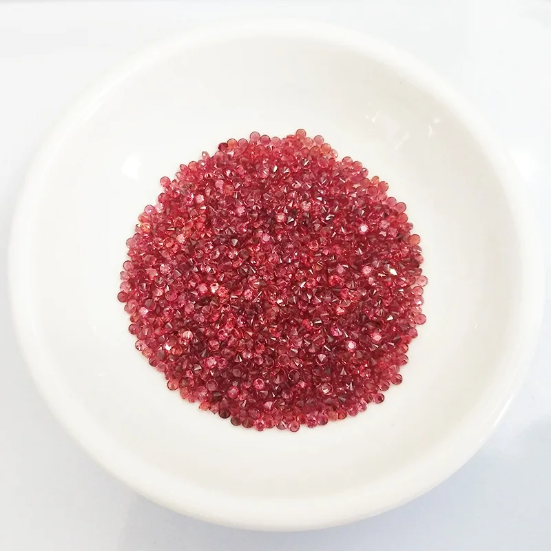 

OneRain Natural 1 CT Orange Red Sapphire Loose Gemstone For Jewelry Making Fine jewelry DIY Stones With High Quality Wholesale