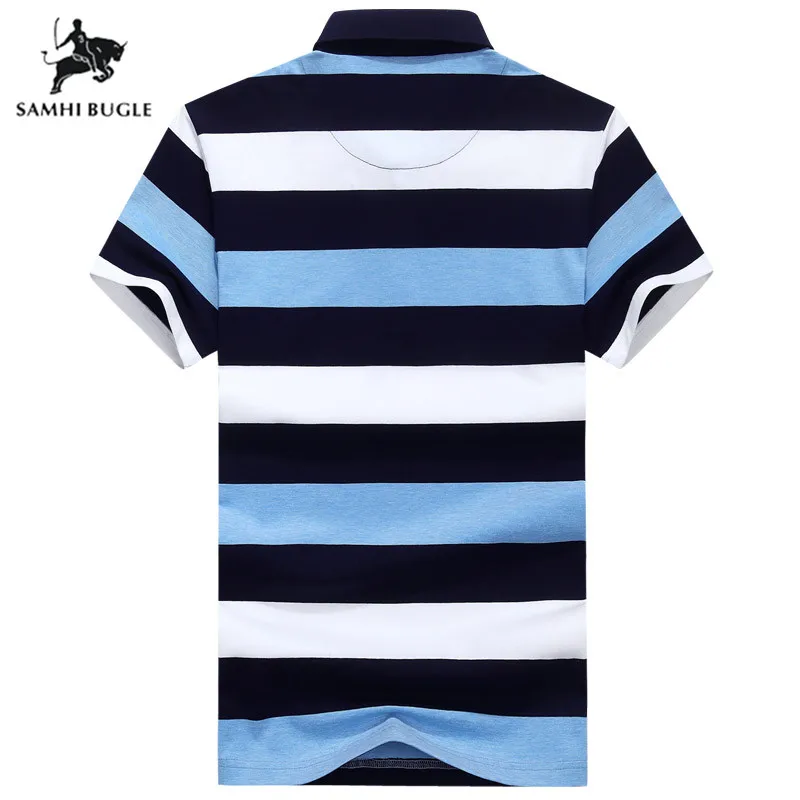 Новая короткая рубашка-поло Мужская брендовая одежда простые повседневные