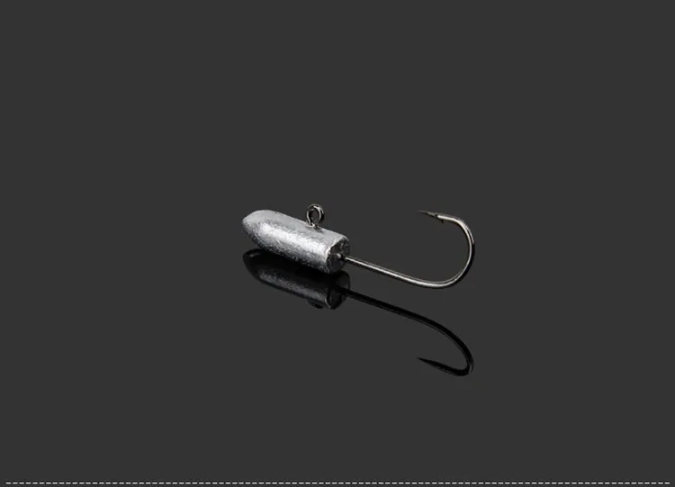 Trulinoya 5 шт./упак. мягкий червь приманки маленькие рыбацкие крючки 0,8g 1,8 гр 26 мм льда рыболовный крючок плот рыбалки приманки из свинца крючки с микро-ли