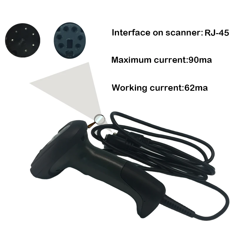 Горячая проводной полный автоматический индукции 1D сканер штрихкодов хорошо