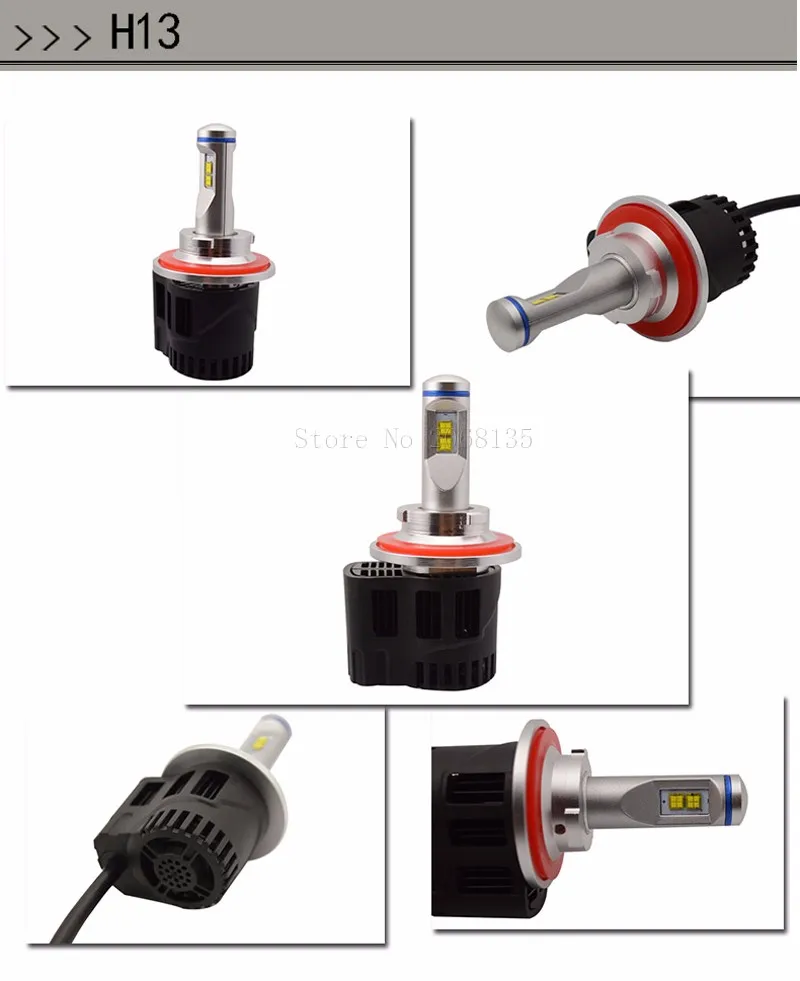 Комплект из 2 предметов, высокое качество, новые ZY P6 110W 10400LM светодиодный фар Conversion Kit лампочки Canbus H4 H7 H11 9005 9006 H13 D2 D1 HB3 9004 9007