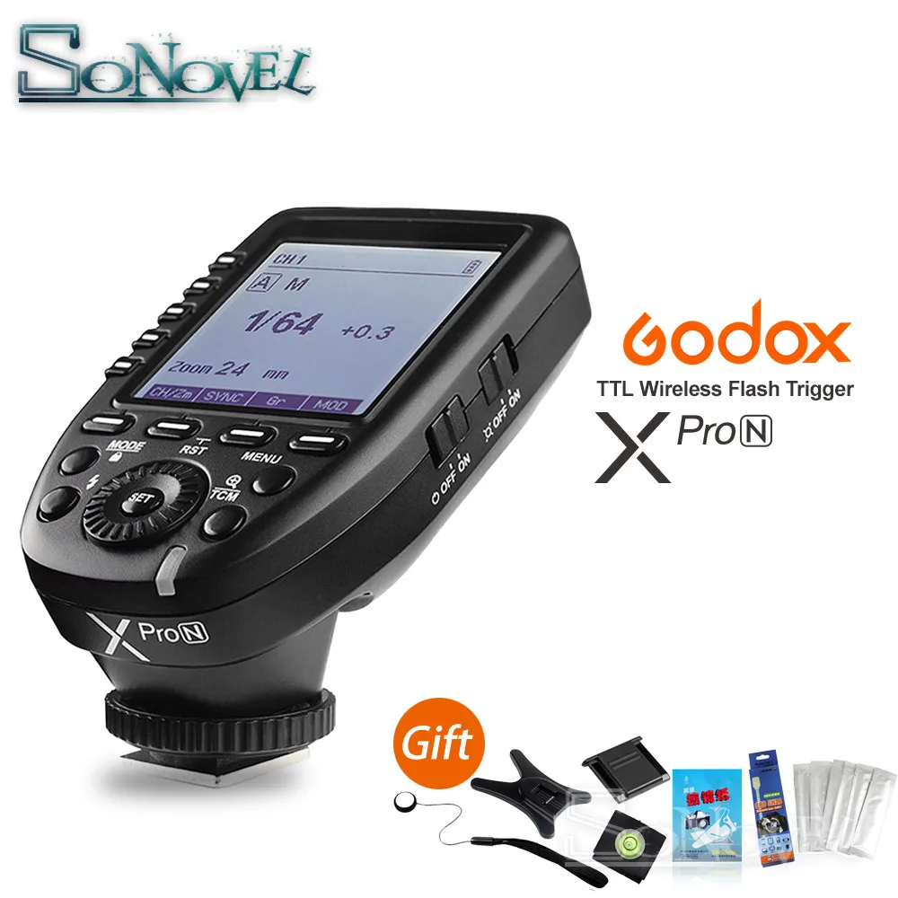 В наличии Godox i-TTL II 2 4G Беспроводная система X Высокоскоростная синхронизация 8000 с