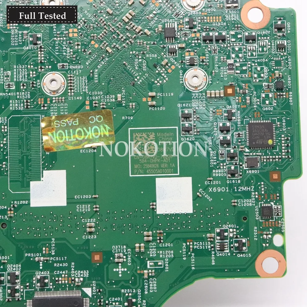 NOKOTION CN 08R7VD 14274 1 475W5 основная плата для DELL Inspiron 11 3152 3157 материнская ноутбука DDR3L
