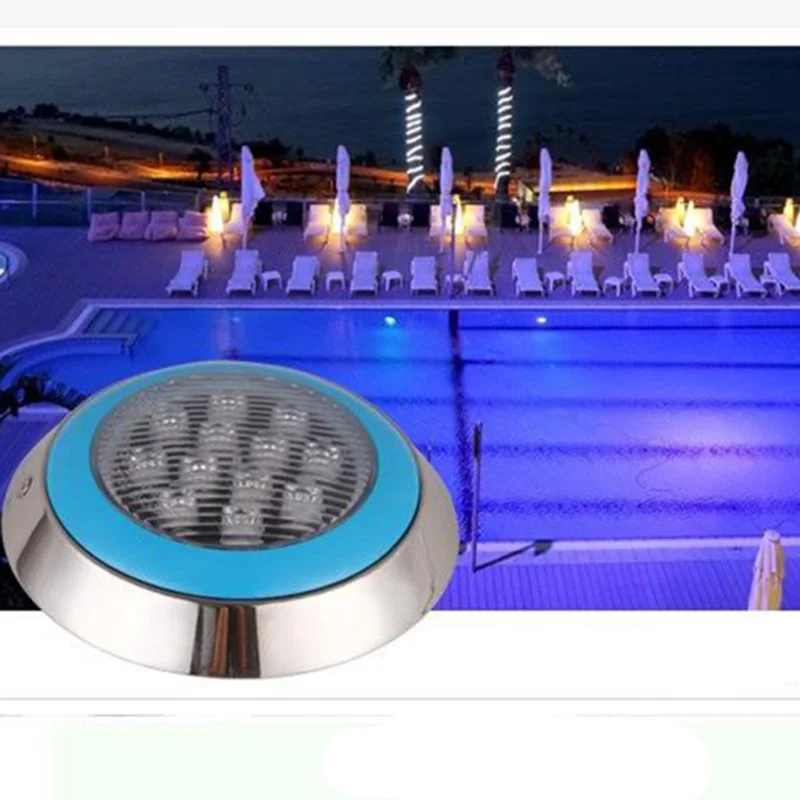 Светодиодный RGB подводный бассейн свет Multi-Цвет 9W12W15W18W 24 W гамма пульта дистанционного управления наружного освещения IP68 подводный светильник