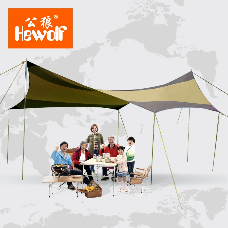 Тент для всей семьи тент пляжа рыбалки на 6 10 человек 5 м * м|awning tent|camping awningoutdoor camping