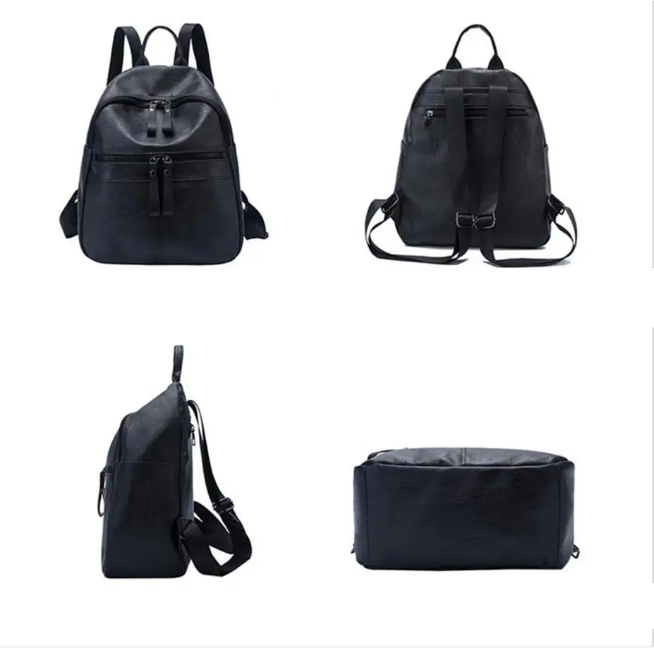 Женский рюкзак Mochila Feminina Escolar кожаный Mochilas Menina L Realer школьные рюкзаки в Корейском