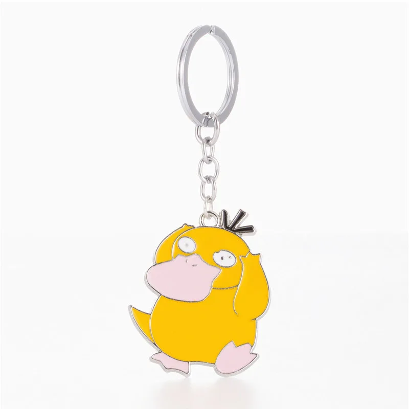 Симпатичные Psyduck металлические бирки для связки ключей/брелок подарок для вашей девушки, жены или детей и себя