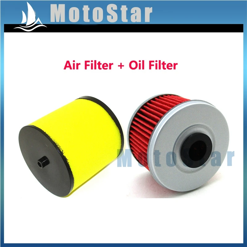 Воздушный фильтр + Масляный для Honda ATV TRX350FE TRX350FM TRX350TE TRX350TM TRX400 17254 HN5 670|air filter for