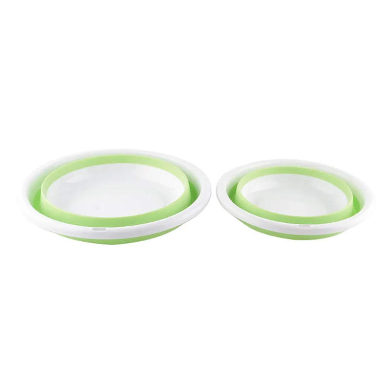 3 цвета пластиковое складное ведро Портативный умывальник складной пищевой