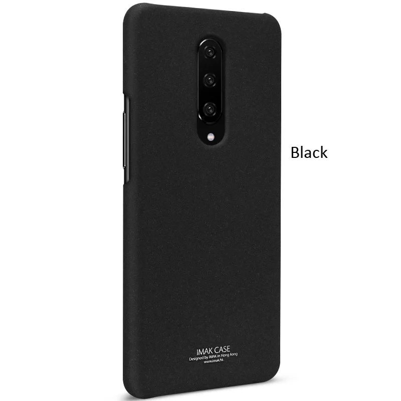 Black Imak Cowboy чехол для Oneplus 7 Pro матовый Пластик PC Защитная крышка - Цвет: Black