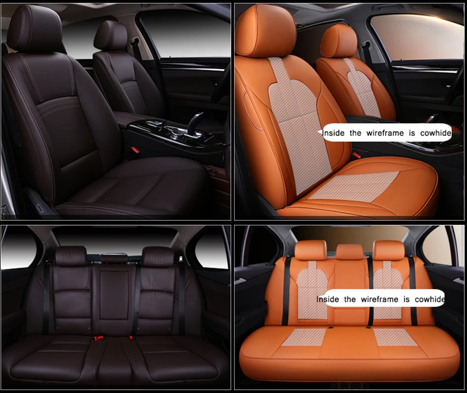 Кожаные чехлы для автомобильных сидений для KIA Sportage Cadenza SHUMA Carens Borrego Opirus Sorento Niro автомобильные чехлы для сидений