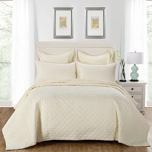 bedspread 3 Серое покрывало на кровать, постельное белье king size, Хлопковое одеяло, комплекты постельного белья, наволочка, colchas para cama couvre lit - Цвет: bedspread 3