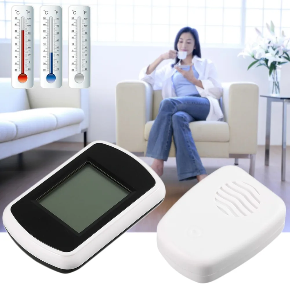ЖК беспроводной цифровой термометр приборы температуры электронный датчик