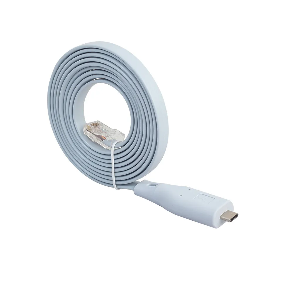 HIPERDEAL 1 8 м USB3.1 Type C к RJ45 консольный шнур Ethernet LAN сетевой адаптер кабель JANN05|Кабели