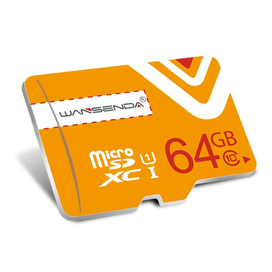 Карта памяти Micro SD по заводской цене 4 Гб класс 6 64 ГБ 32 16 8 10 WSD Orange tf карта + адаптер с