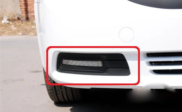 Светодиодный 2012 ~ 2015 Geely Emgrand EC7 дневсветильник противотумансветильник 1 шт./компл.