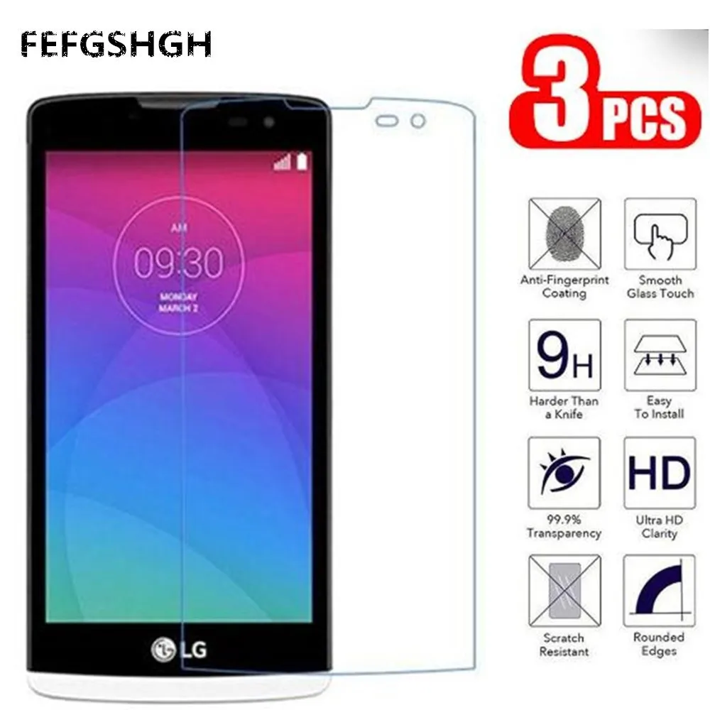 

Закаленное стекло для LG Leon 4G Lte C40 C50 H324 H340 450 H320 H340N MS345 2.5D Защитная пленка для экрана