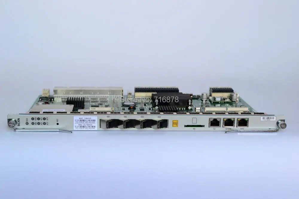 ZXA10 C300 OLT доска scxn, Управление и 4 порта uplink в 1 доска