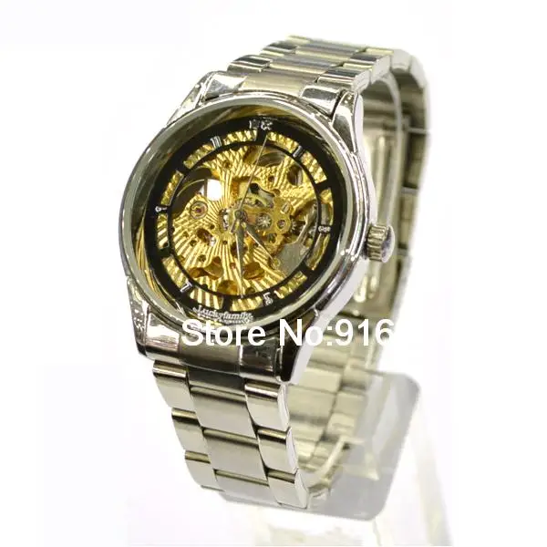 G8008 Fully Automatic Hollow Mechanical Watches Black border|watch xl|watch usbwatch room |