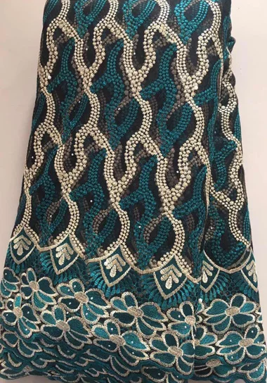 Тюль кружевная тесьма Африканский французские кружева ткани Высокое качество в