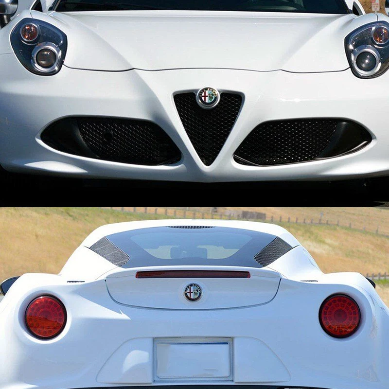 Автомобильная наклейка для ALFA ROMEO 2 шт. 74 мм эмблема передней капота на руль|wheel