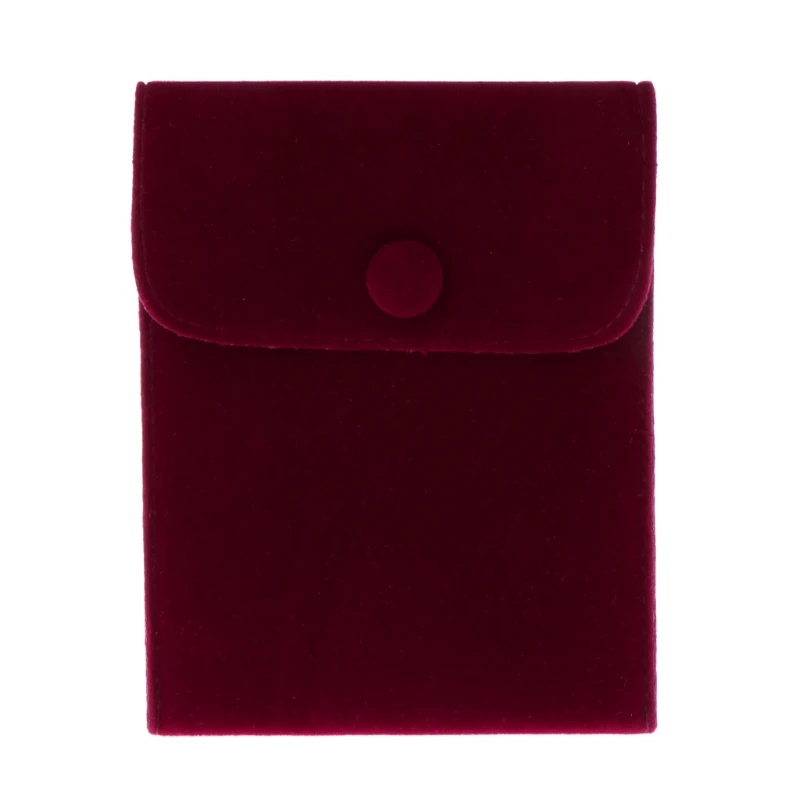 Сумка для хранения ювелирных изделий JAVRICK портативная мягкая ворсовая бархатная