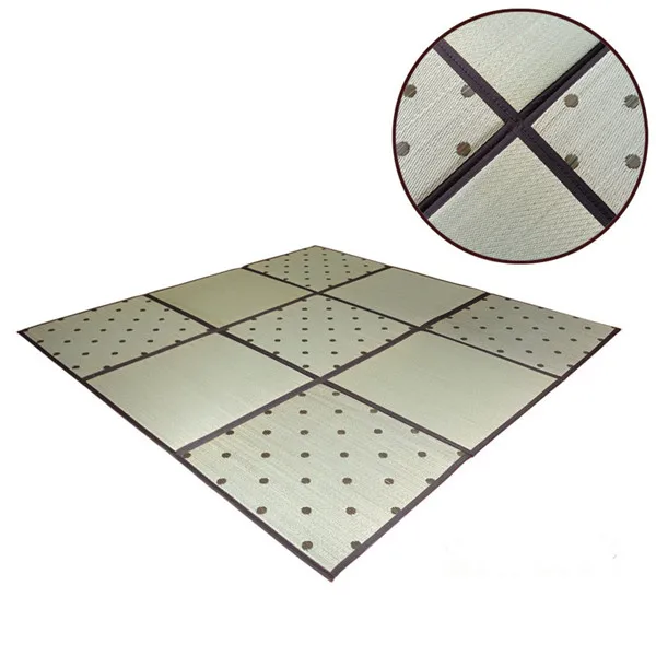 F 195X195CM Японский Традиционный Ковер Igusa Tatami напольный коврик Раш татами коврик блок напольный лист легкий для гостиной спальни матрас - Цвет: F 195X195CM