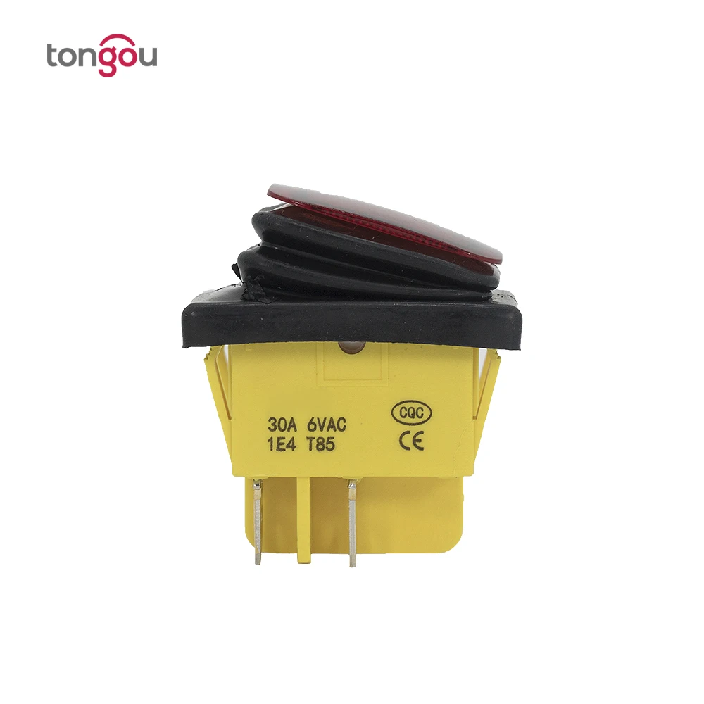 30A/250V 4 Pin DPST IP67 t85 море светодиодный Водонепроницаемый авто лодка морской кулисный