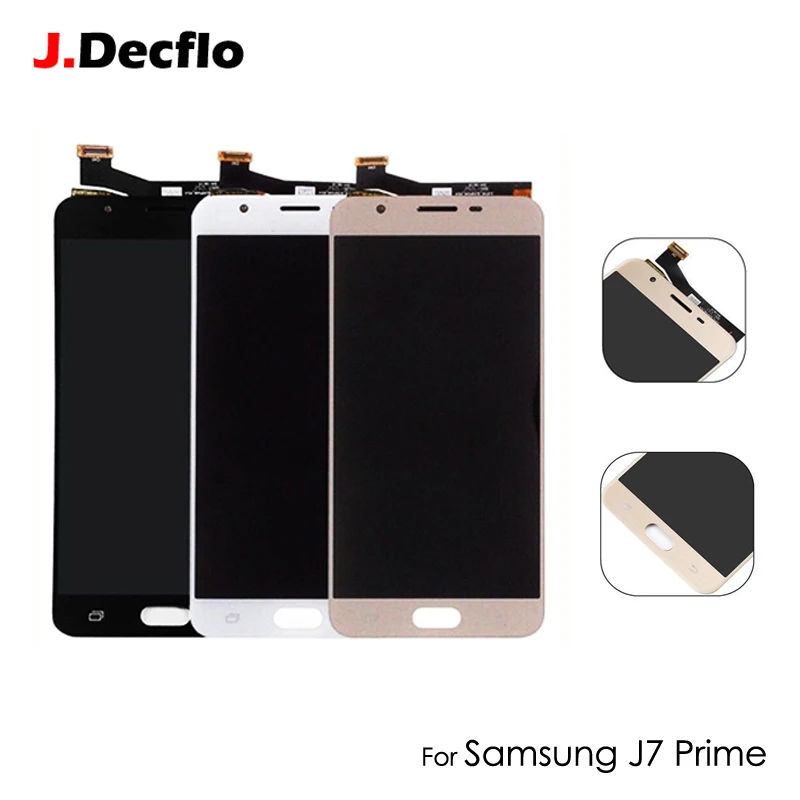 Регулируемая яркость для samsung Galaxy J7 Prime G6100 G610 G610F G610M G610L G610Y ЖК дисплей сенсорный