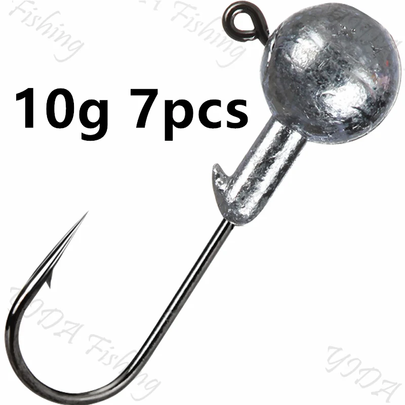 10g 3,5 г/5 г/7 г/10 г/14 г крючок и грузило кренк джиг голова крючок свинцовый крючок для рыбалки голова джиг приманка твердая приманка мягкий червь джиг крючок рыболовные снасти - Цвет: 10g