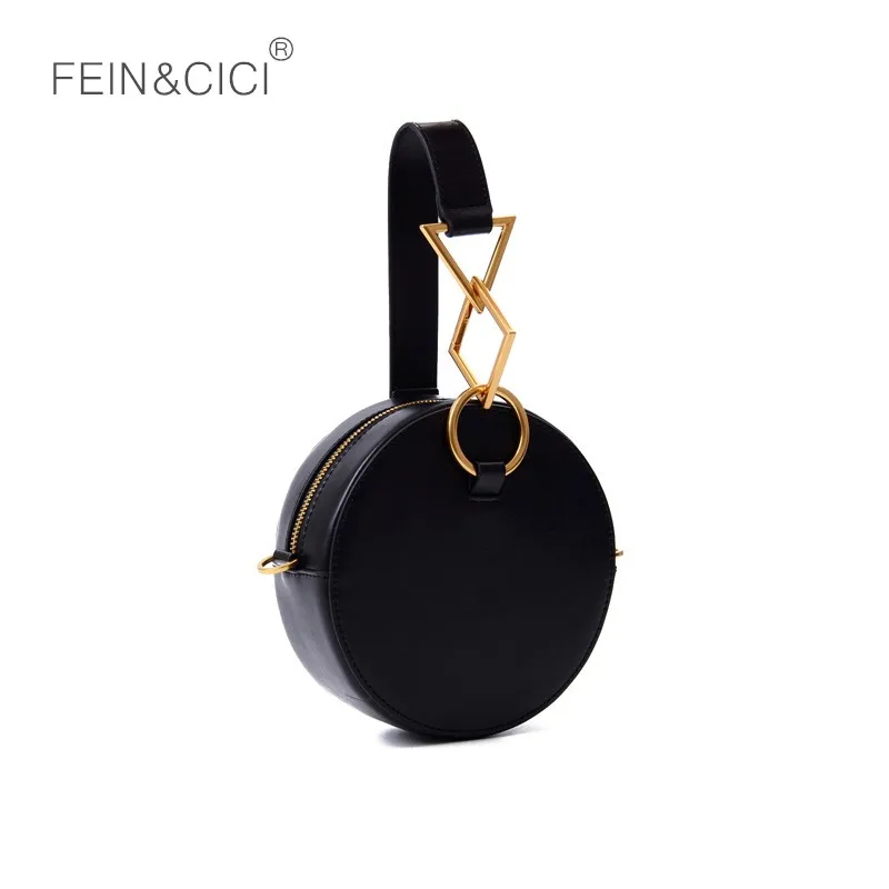 Маленькие круглые сумки-тоуты для женщин вечервечерние сумочка розового черного