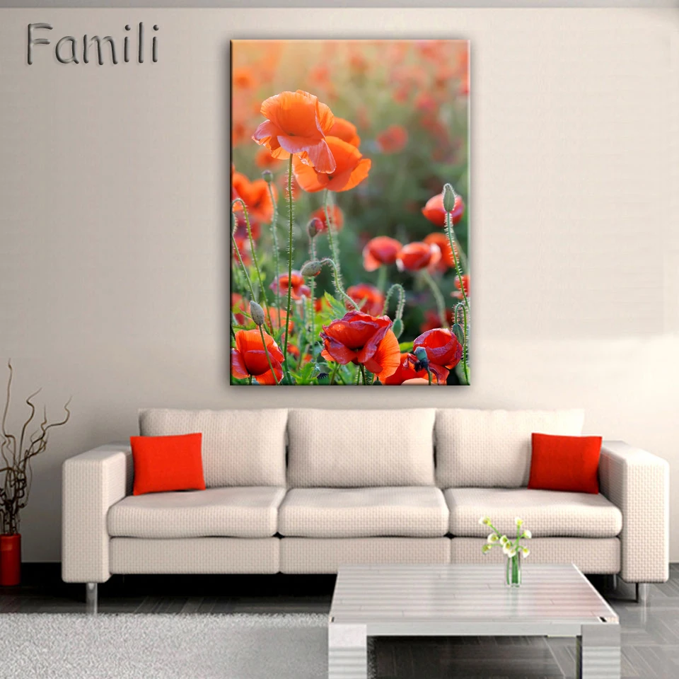 3 шт. настенные картины с изображением фиолетовых цветов | Дом и сад