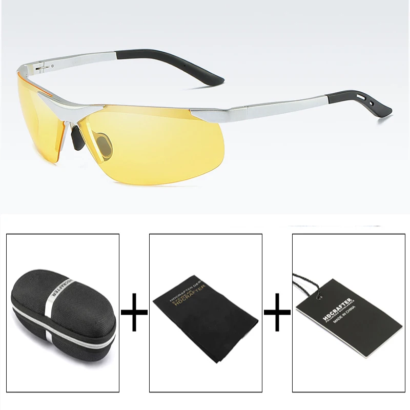 Алюминиевые солнцезащитные очки поляризованные для мужчин/женщин роскошные