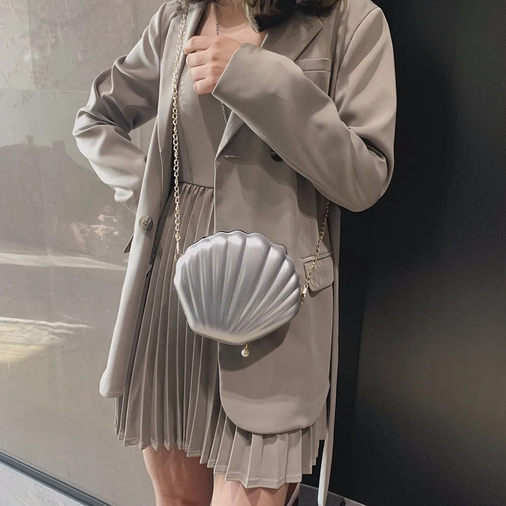 Лидер продаж персонализированная модная сумочка на плечо в форме ракушки с