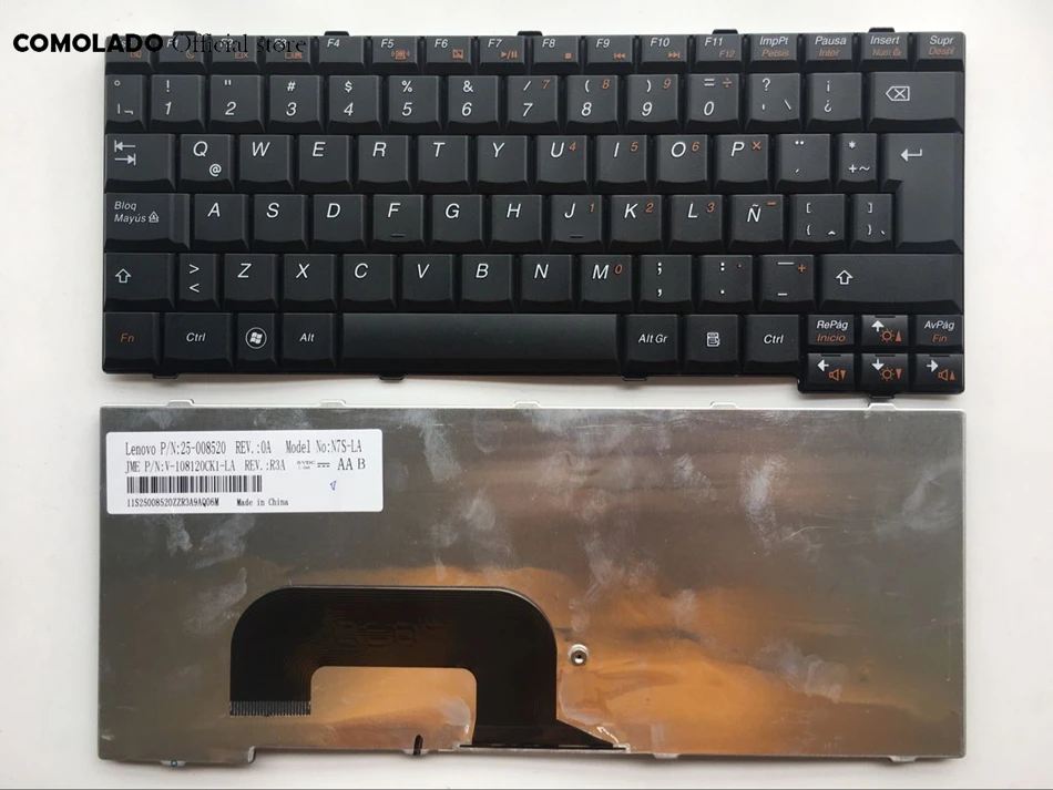 LA латинская клавиатура для Lenovo S12 K23 K26 черная ноутбука Layout | Компьютеры и офис