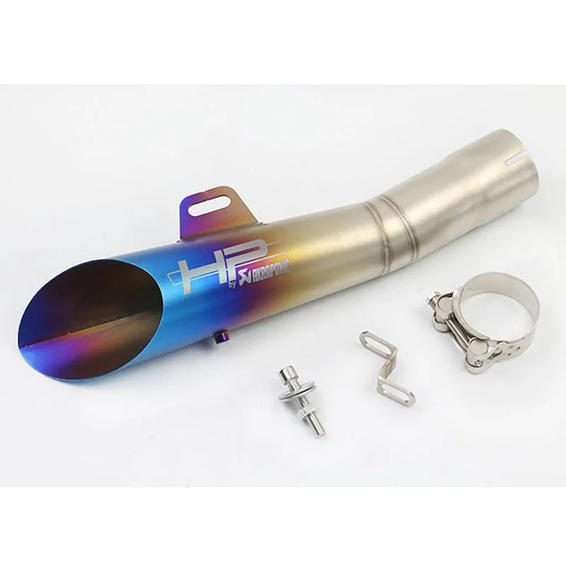 Akrapovic hp выхлопная труба скутер GP глушитель DB Killer универсальная выхлопная система мотоцикла GY6 для R3 R6 MT03 Ninja 250 - Цвет: HP-3