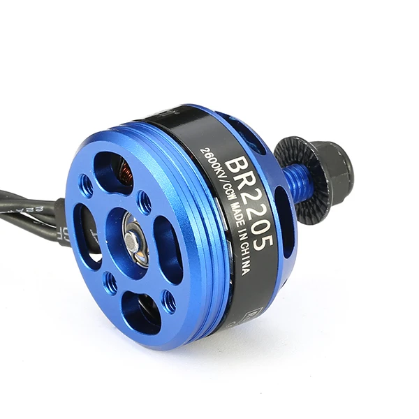 Racerstar Racing Edition 2205 BR2205 2600KV 2-4 S бесщеточный двигатель с вращением по часовой стрелке/CCW темно-синий для QAV250 ZMR250