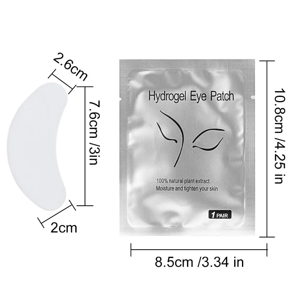 50Pairs Eyelash Extension Eye Pads Pillows Disposable Patches for Eyelashes Under Eyes Tips Lint Free Lash Sticker Wraps Makeup | Красота и