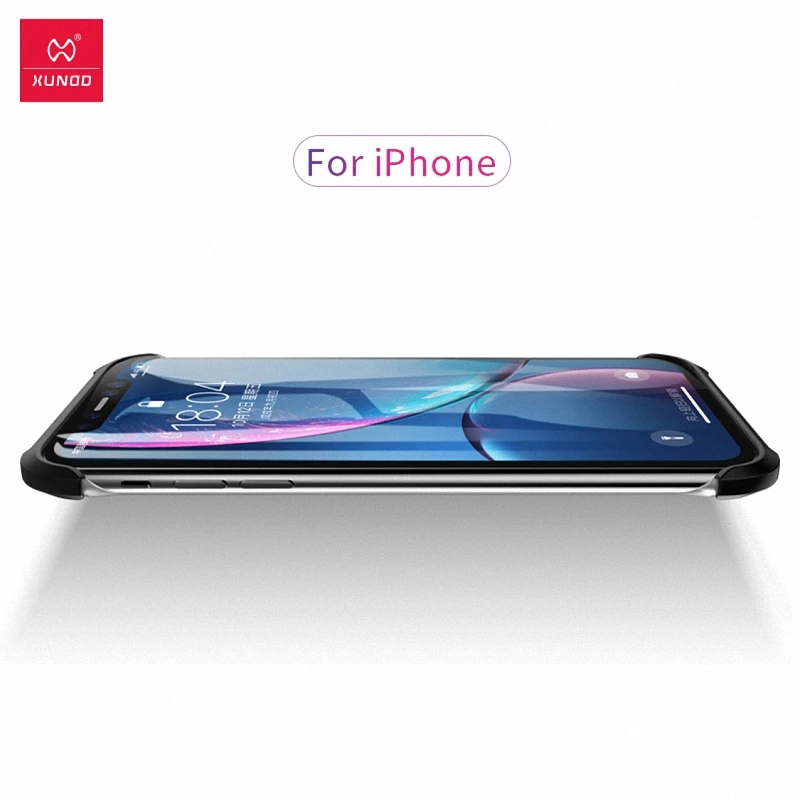 XUNDD Безель Бесплатный чехол для телефона для iPhone X XR XS Max Бампер Защитный матовый прозрачный корпус милый карамельный цвет чехол s разноцветный martin