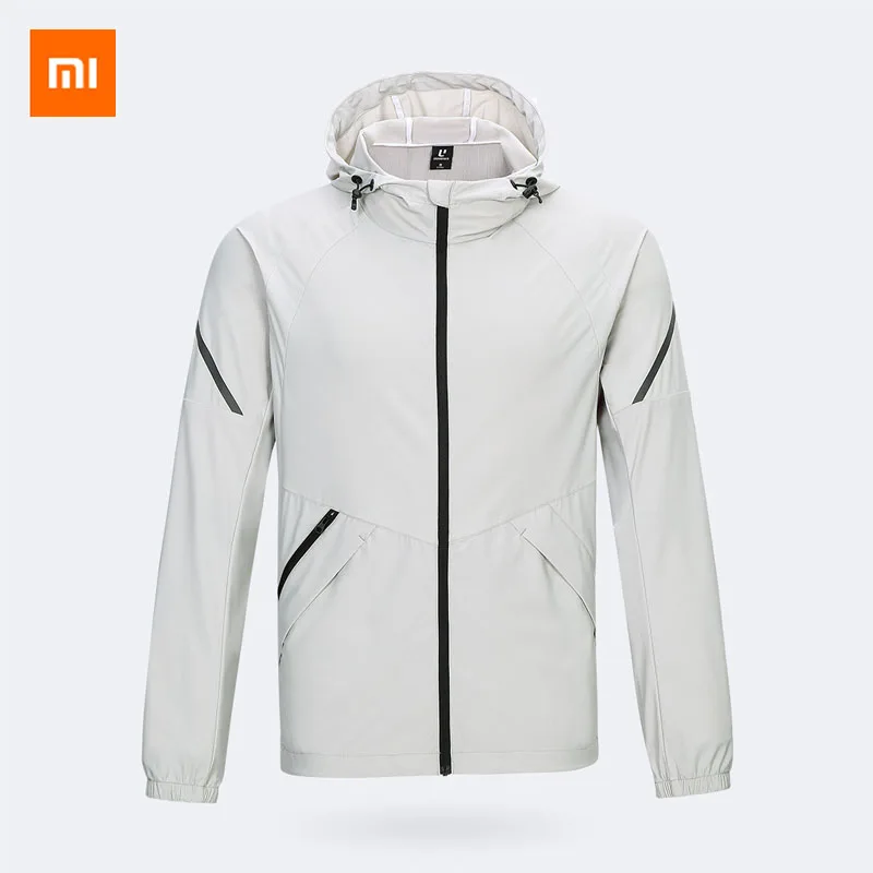 Мужская эластичная легкая спортивная куртка Xiaomi Mijia Ulemark дышащие Светоотражающие