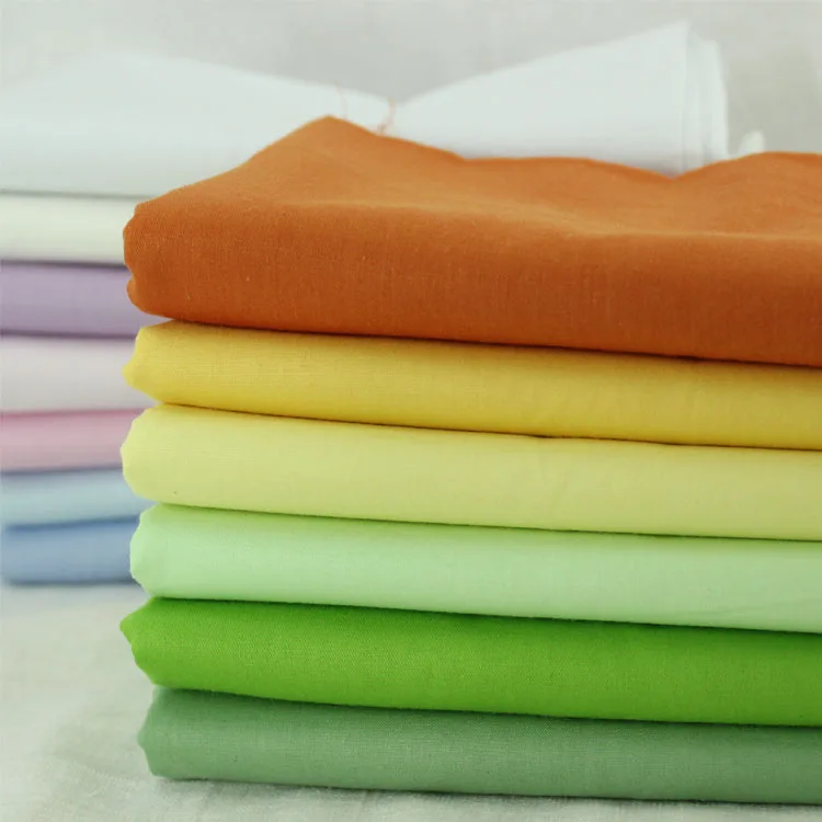 Однотонная Ткань 160*50 см 100% хлопок саржевая ткань с высоким количеством швов