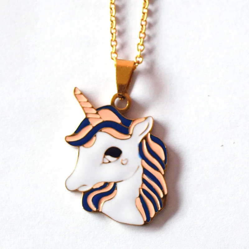 New Fashion Unicorn Necklace Pendant For Women Men Statement Chain Gift | Украшения и аксессуары